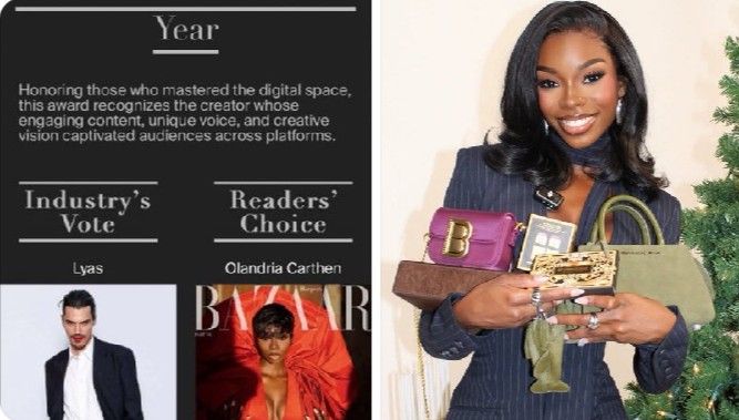 Olandria Raih Creator of The Year Models.com, Kunci Penghargaan Kelima dalam Waktu 5 Bulan