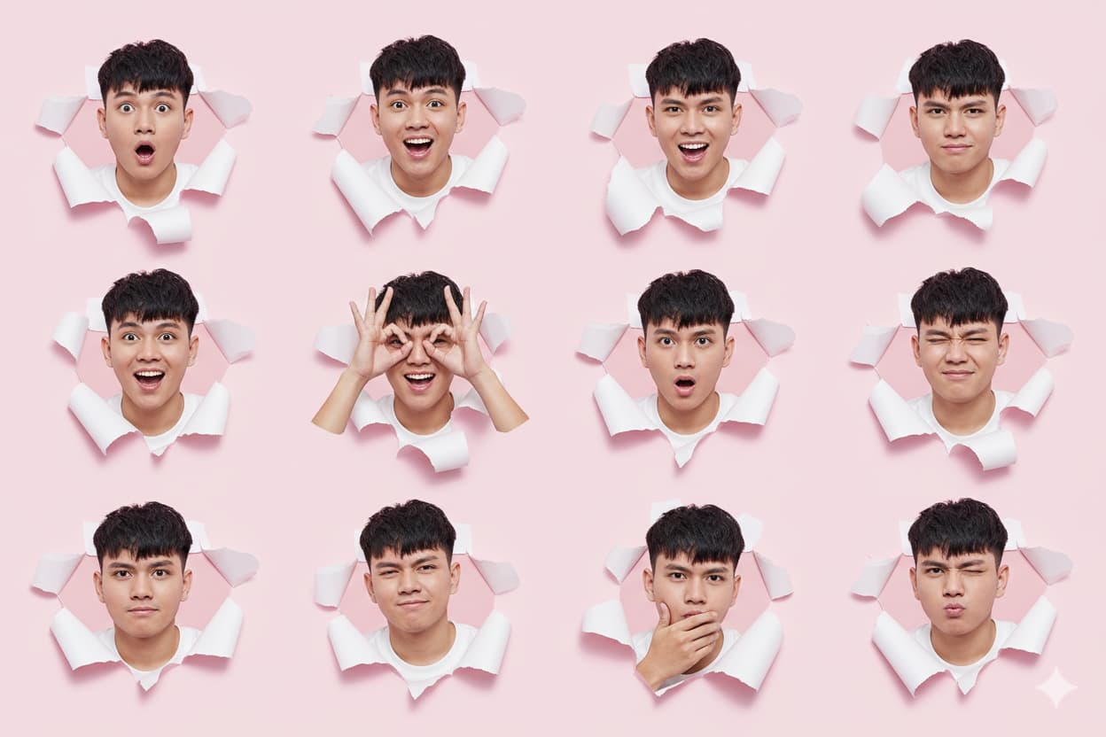 Prompt Gemini AI Kolase Foto Hyper-Realistic Bergaya Studio yang Bikin Selfie Jadi Glamor