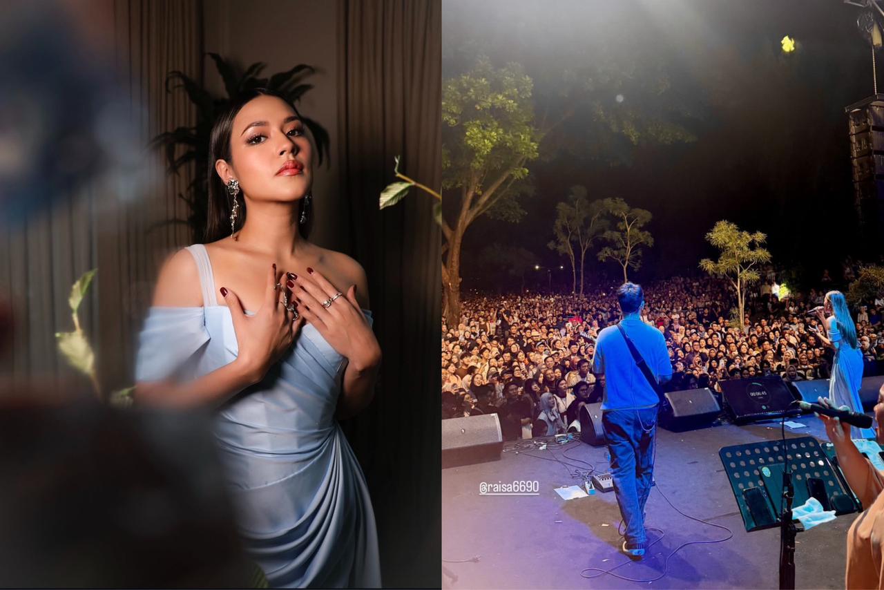Raisa Bikin Penonton Hening, Curhat Soal Perpisahan dan Hubungan Toxic Saat Konser