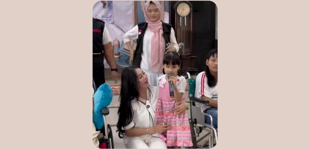 Tak Kuasa Tahan Haru, Bebizie Lakukan Hal Mengejutkan Demi Anak Disabilitas Netizen Ikut Terharu