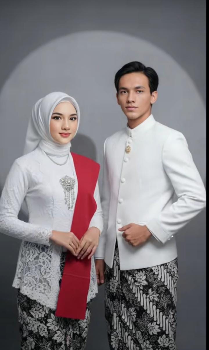 Prompt Gemini AI yang Viral di Medsos 2025, Foto Pasangan Adat Jawa Tampil Realistis dan Elegan!